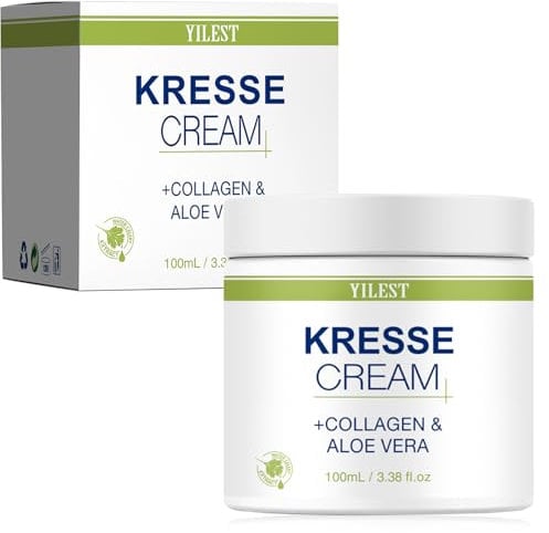 Kressesalbe, Aktiv Kressesalbe Gegen Altersflecken, Aktiv Kressesalbe Plus, Kresse Salbe Gesichtscreme, Feuchtigkeitsspendender Kressewirkstoff, Bio Kressesalbe Aktiv gegen Altersflecken