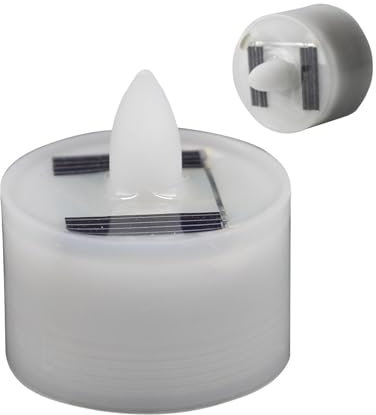 Goowafur Bougies chauffe-plat à énergie solaire,bougies chauffe-plat à énergie solaire | Bougies LED rechargeables étanches - Fausses bougies chauffe-plat pour usage intérieur, bougie d'extérieur