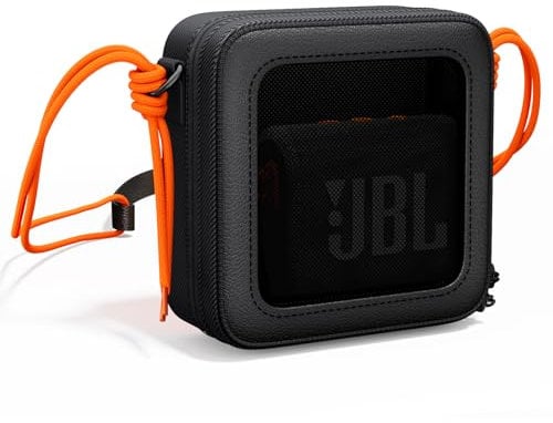 Bluetooth Speaker Universal Case Bag for JBL Clip 4/Clip 3/JBL GO 4/GO 3/GO 2/EBODA/INSMY/Kunodi/Bose SoundLink Micro/Anker Soundcore Mini, with Adjustable Shoulder Strap Travel Carrying Portable