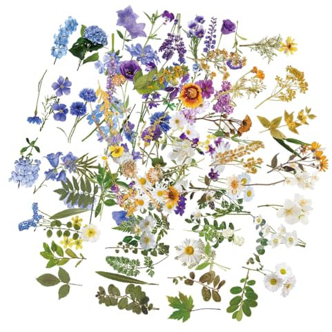 200 Pcs Flower Nature Stickers, Retro Transparent Vintage Floral Stickers for Scrapbooks, DIY Crafts, Journals Card, Laptop, Letter Decoration