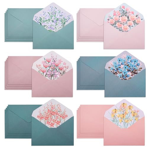 30 Stück Briefkuverts spitze Klappe,BriefumschläGe Bunt mit spitzer Klappe,UmschläGe Briefumschlag,EinladungsumschläGe,EinladungumschläGe fur Hochzeiten Einladungs-Karten Geburtstags-Karten,Party