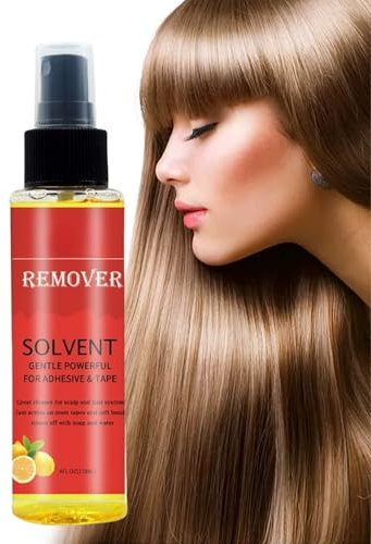 Citrus Tape Extensions Remover Spray -Bonding Dissolver for Wigs, Toupees & Hair Systems Extra Strong Fast Acting Wig Remover for Lace Wig Gel Adhesive or Tape in Hair Extensions (118mL)