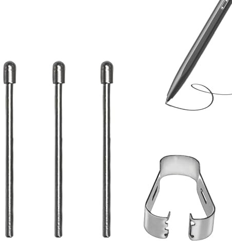 Kit di 3 punte in metallo compatibili con Boox Pen2 Pro, Pen2, Pen Plus per Boox Max Lumi2 per Boox Note Air2, Note5, Nova Air C Stylus con pinzette
