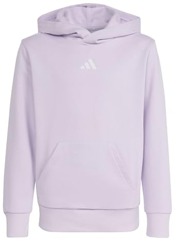 adidas Unisex Kids ESSENTIALS POCKET HOODIE, ice lavender/white, 7-8 Years