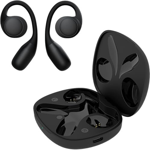 SPC Boost Pro - Auriculares inalámbricos Bluetooth Open-Ear con ENC Cancelación Ruido | 30h de batería | Google Fast Pair | Doble conexión | IPX4 | Control táctil y Asistente de Voz – Negro