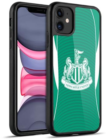 Head Case Designs Officially Licensed Newcastle United Football Club Away 2025/26 Crest Kit Gel Armour Case [Military Grade Protection] Compatible With Apple iPhone 11