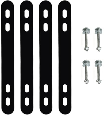 GREATRICH Fahrradkorb Halterung Vorne, Fahrrad Korb Adapter aus robustem Stahl, Universelle Fahrradkorb Befestigung für E-Bikes, Cityräder und Mountainbikes, Einfache Montage, Langlebige, Schwarz