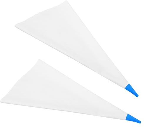 DIKACA Sacchetto per Malta in PVC 2 Pezzi per Stucco Piastrelle e Muratura Sacca da Pasticcere per Stucco Punta Fine Resistente e Sigillante per Applicazione Precisa in Cucina Bagno e
