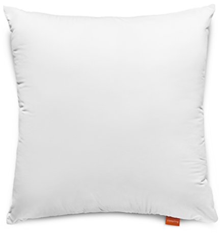 sleepling 193770 Oreiller classiquee | Remplissage de Bouteilles en Plastique recyclées | Fabriqué en UE | Lavable jusqu'à 60 degrés | Oekotex 100 | Doux à Moyen | 60 x 60 cm, Blanc