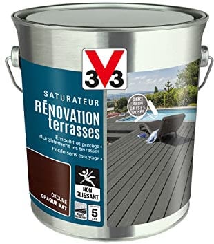 V33 Saturateur Rénovation Terrasses Et Bardages, Okoumé 2,5L