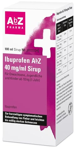 Ibuprofen AbZ 40 mg/ml Sirup, 100 ml Lösung | Bei Fieber und Schmerzen