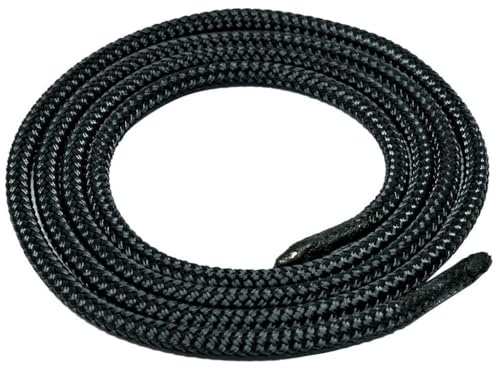 Sonic Energy Gong Schnur, 4 mm, Schwarz (GC-2428) | Zubehör für 24 bis 28 Zoll Gong/Tam Tam, 1 Stück, 0,4 cm stark, 100 cm lang, Nylongewebe