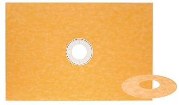 Maofuxing Kerdi 38 x 60 Shower Tray Center Drain Placement 1-1/8 Perimeter Height