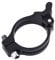 Bike Derailleur Clamp, Front Mech Clamp Alloy Braze on Front Mech Derailleur Clamp Adapter Front Mech Black 31.8/34.9mm (34.9mm-Black)