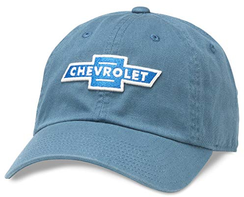 AMERICAN NEEDLE Chevrolet Chevy Patch Unisex Baseballmütze mit verstellbarer Schnalle, Ballpark (Breaker Blue), Einheitsgröße