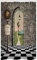 ABAKUHAUS Alice au Pays des Merveilles Rideau de Douche Stalle, Motif de Conte de fées, Ensemble de Salle de Bain en Tissu en Crochets, 120 x 180 cm, Gris Vert