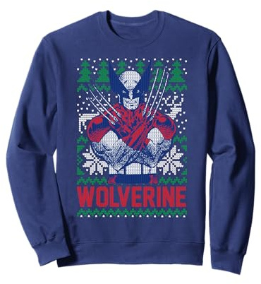 Marvel X-Men Wolverine Weihnachten Tree Ugly Sweatshirt