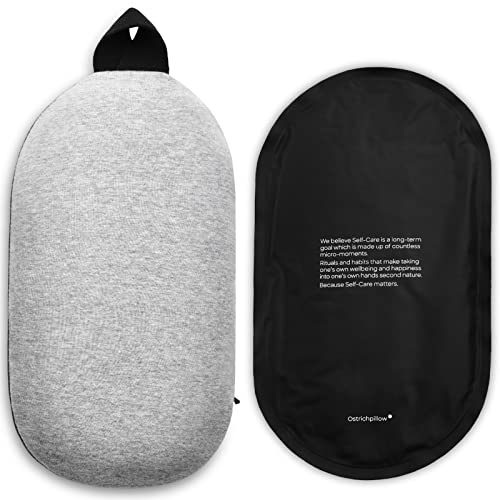Ostrichpillow - Wärmekissen | Mikrowellengeeignet |Wärme- und Kältetherapie | Kissen für Krämpfe, Muskelschmerzen, Rücken, Schultern, Nacken und Gelenkpflege.
