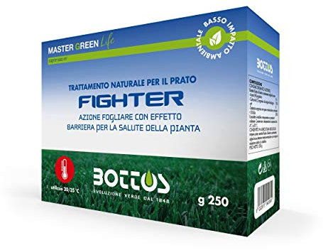 Fighter 250 Gr Concime Fogliare per Prato Giardino Tappeto Erboso Alghe Brune