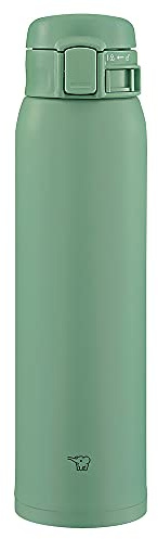 Zojirushi SM-STA60-GD Water Bottle, Direct Drinking, One-Touch Opening, Stainless Steel Mug, 20.3 fl oz (600 ml), Khaki