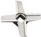 L-Yune, 1 X Meat Grinder Knife #8 Mincer Blade Stainless Steel Spare Parts For Moulinex HV8 HV9 HV10 For Zelmer 886.8 For Bosch MFW66020 For Vitek