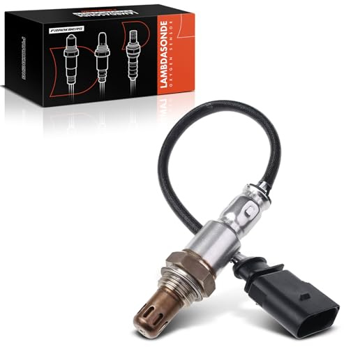 Frankberg Lambdasonde Diagnosesonde nach Katalysator Replace #06E906265AE | Kompatibel mit Audi A3 A4 A5 A6, Seat Ibiza Leon, Skoda Fabia Octavia Rapid Roomster Yeti, VW Beetle Golf Jetta Polo Touran