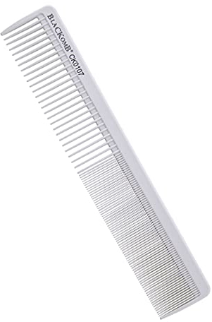 Blackomb - Professioneller keramischer Haarschneidekamm | Antistatischer Kamm | Kamm zum Haare Schneiden | Haarschneidehilfe |Weiß