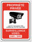 TK THERMALKING Vidéo surveillance panneau - Panneaux de sécurité Plaque Alarme pour propriété privée - Signalétique en plastique 20x15cm (1)