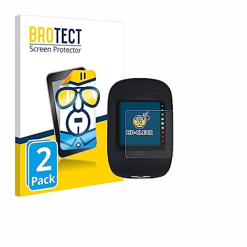 BROTECT (2 Stück Schutzfolie für Accu-Chek Instant Displayschutz Folie Made in Germany, Ultra-Klar