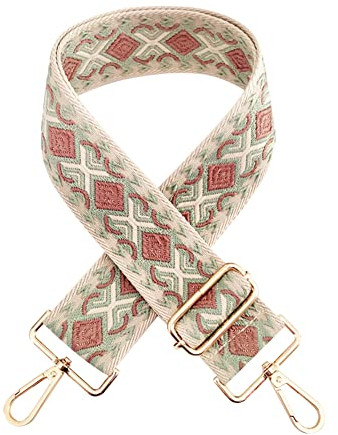 BYNYXI Damen Taschengurt Breit, 75cm-130cm Schultergurt für Taschen Längenverstellbarer Handtaschenriemen Canvas Taschengurt für Handtaschen Reisetasche Outdoor Schultertaschen, Breite 5cm