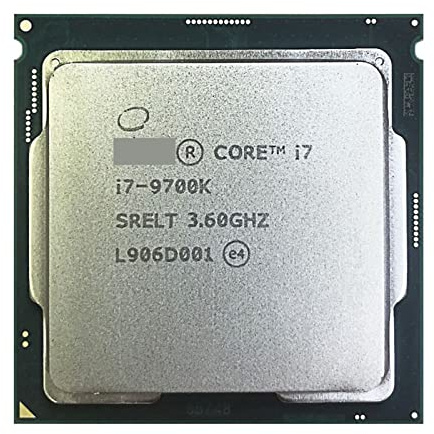 Equipos informáticos Core I7-9700K I7 9700K 3.6 GHz Procesador de CPU de Ocho núcleos y Ocho Hilos 12M 95W PC Desktop LGA 1151 Pero sin Ventilador