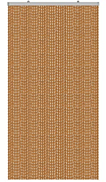 BIANCHERIAWEB Tenda Antimosca Antirumore Caduta Pannello Porta Finestra Casa PON PON 140X240 Rust