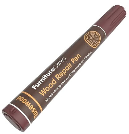 Furniture Clinic Wood Repair Pen (Rosewood) - Scratch Repair - Quick Drying - Furniture Touch-Up Marker - for All Types of Wood