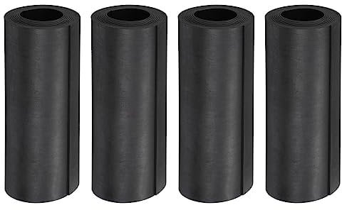 YOKIVE 4 Pcs Magnetic Fireplace Draft Stopper, Fireplace Vent Cover Blocker, Keep Chimney Insulation, Great for Overnight Heat Loss(Black, 36x4)