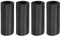 YOKIVE 4 Pcs Magnetic Fireplace Draft Stopper, Fireplace Vent Cover Blocker, Keep Chimney Insulation, Great for Overnight Heat Loss(Black, 36x4)