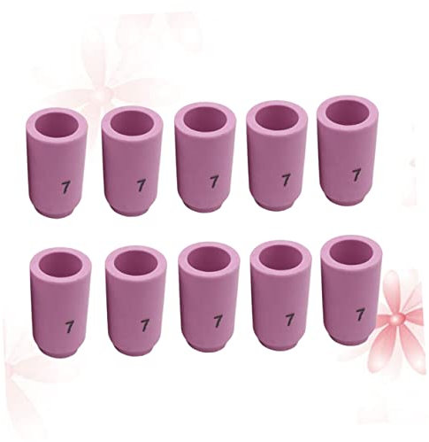 DOITOOL 10st Keramik-düsenspitzen-kit Keramische Abschirmbecherdüsen Argonbogendüse Wig-schweißdüse Plasma-zubehör-kit Düsenspitzen-kit Aus Keramik Plasmadüsen Komponente Schweißbrenner