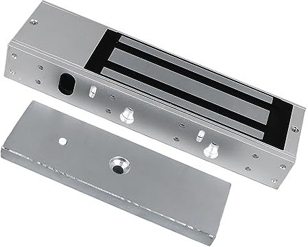 Serratura Elettromagnetica da 320 Kg, Kit Serratura Elettrica Magnetica, Serratura Elettromagnetica Resistente e Impermeabile con Forza di Tenuta, per Sistemi di Controllo