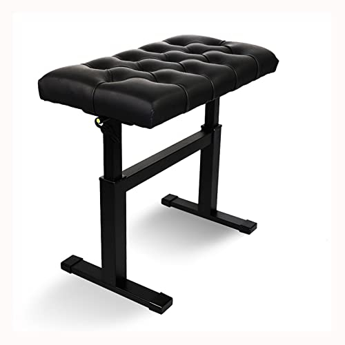 Klavierbank mit hydraulischem Hebesystem, I-förmiges Design, 10 cm höhenverstellbar, bequem und ergonomisch