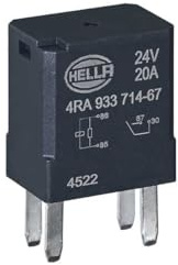 HELLA Relais, Arbeitsstrom - 24V - 4-polig - Schließer - 4RA 933 714-671