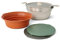SEA TO SUMMIT - Detour Essentials Camp Kitchen Kit - 2 bis 4 Personen, 4-teilig - Faltbarer Topf 5L & Sieb + Deckel + 2 Schneidebretter - BPA-frei - Campingkochgeschirr aus Silikon & Edelstahl - 1681g