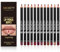 12 Colors Matte Lip Liner Set Long Lasting Waterproof Lip Liner Pencil Matte Velvet Lipstick Set Natural Soft High Pigmented Lip Makeup