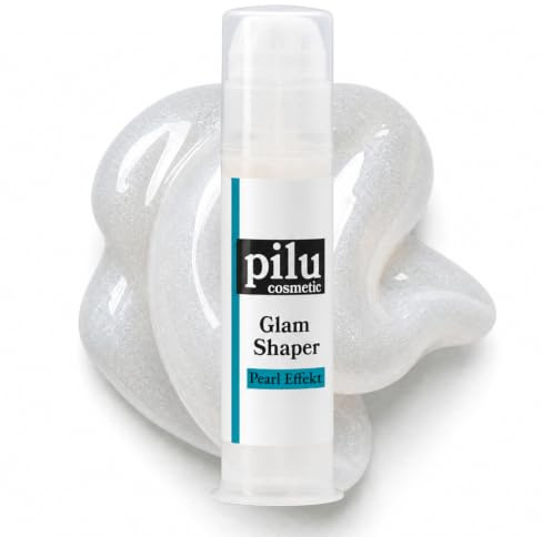 pilu cosmetic Glam Shaper Pearl Effekt I Haargel 100 ml | Perl Glanz Styler, Hair Gel & Styling Gel mit starkem Halt I Für definierte Looks, Textur, Glanz und flexibles Haarstyling
