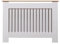 AVC Designs Kensington Radiator Cover Modern MDF Wood White Grey Vertical Slat Living Room Bedroom Hallway Cabinet (Medium White/Oak)…
