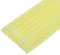sourcing map 20pcs Hot Glue Sticks for Glue Gun 7mm/0.28-inch x 4-inch Mini Hot Melt Adhesive Glue Stick Glitter Yellow