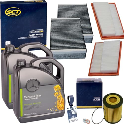 Filter passend für M/R KLASSSE W164 W251 GL + 5W-30 Öl