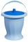 MagiDeal Seau de chambre de crachoir, pichet de nuit d'urinoir avec couvercle, pot de chambre de seau, bouteille d'urinoir de pot pour enfants adultes, Bleu avec anneau