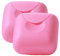 Healeved 8 Stk Aufbewahrung sbox für Menstruation becher klappbarer Becherhalter faltbarer Getränkehalter tampon Tampon- Etui für Menstruationstassen Rosa