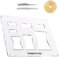 POWERTEC 71869V Router Bits Solid Brass Inlay Kit w/Butterfly Template 7 in 1 Decorative Bowtie