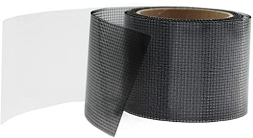 Toppa adesiva per finestra della camera da letto, impermeabile, forte viscosità, nastro di riparazione per porte, tende schermate, 2 metri, nero