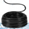Innconee 1/4 Inch Irrigation Hydroponics Dripline Tubing with 6 Inch Emitter Spacing, Irrigation Drip Line Emitter Tubing for Efficient Raised Beds Gardens Watering(Black,100 ft)
